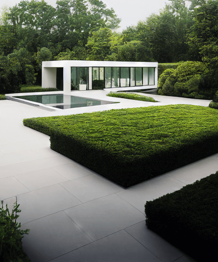 white-modern-house-exterior-with-walkways-wellkept-lawns-garden